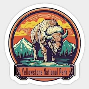 Yellowstone National Park Sticker